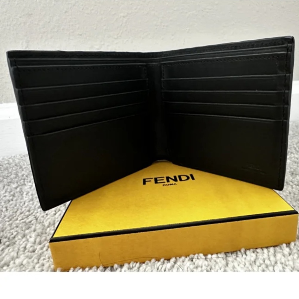 FENDI FF Bifold Men Wallet - Picture 8 of 10